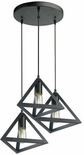 Creative metal cage indoor hanging lamp dinning room shop black mini pendant lights fixtures