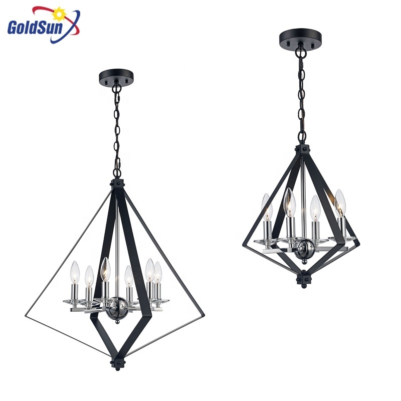 E12 E14 HANGING LAMP INDUSTRIAL HOME DECORATIVE KITCHEN CANDLE BULB MODERN INDOOR BLACK PENDANT LIGHT CHANDELIER