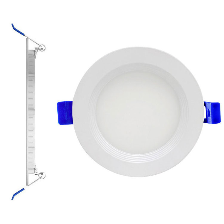 6 Inch Recessed Slim Panel LED Downlight 3CCT Airtight Down Lights Ceiling Triac Dimmable Modern Aluminum 110 Degree 173*11.5mm