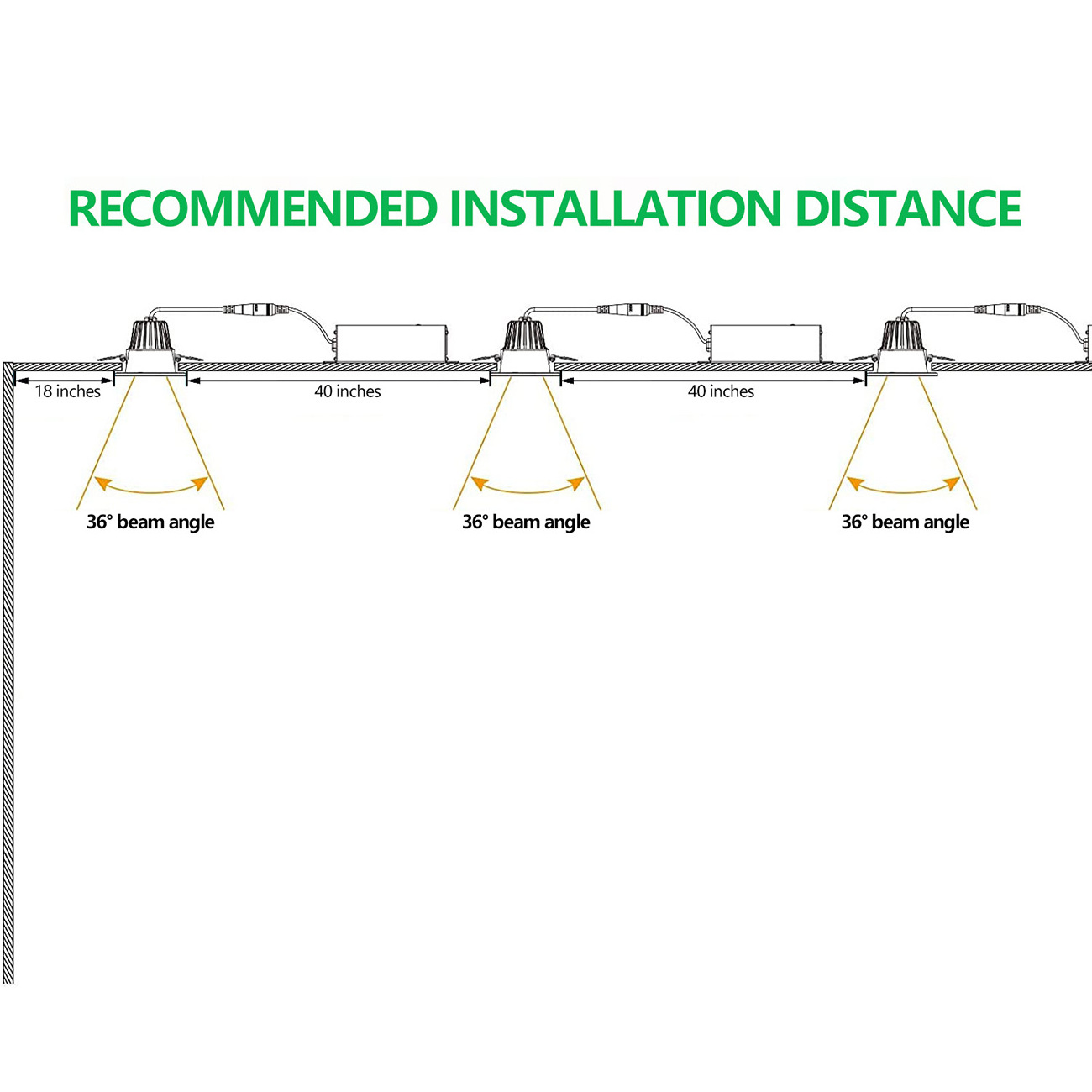 4 Inch 15W Round  Black LED Recessed Lighting with Junction Box 5CCT Tunable, Dimmable Anti-Glare LED Downlight