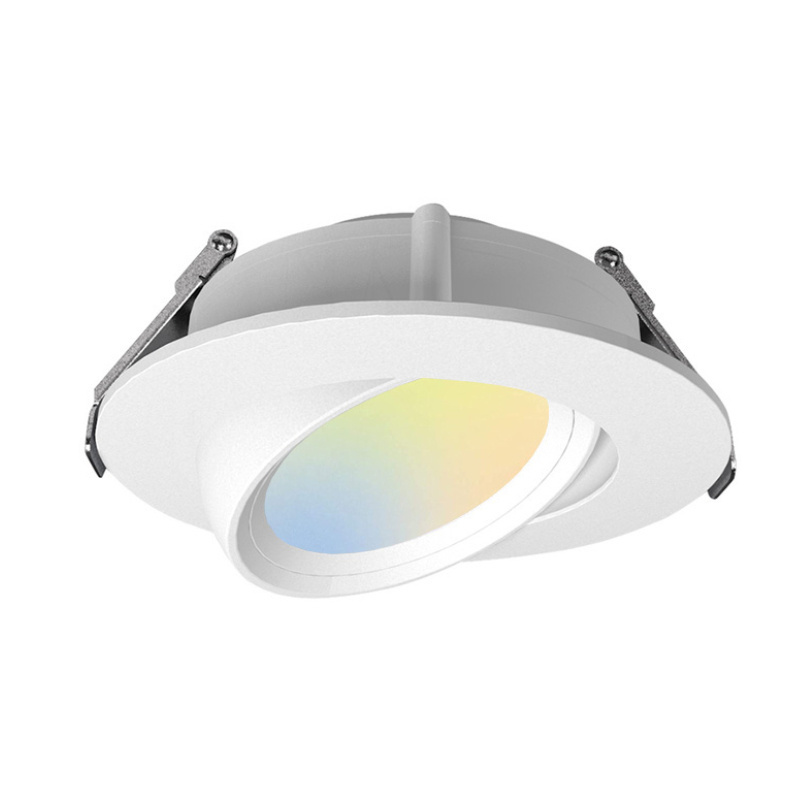 Goldsuno 4 Inch IC rated LED Recessed Lighting Gimbal LED SMD Downlight