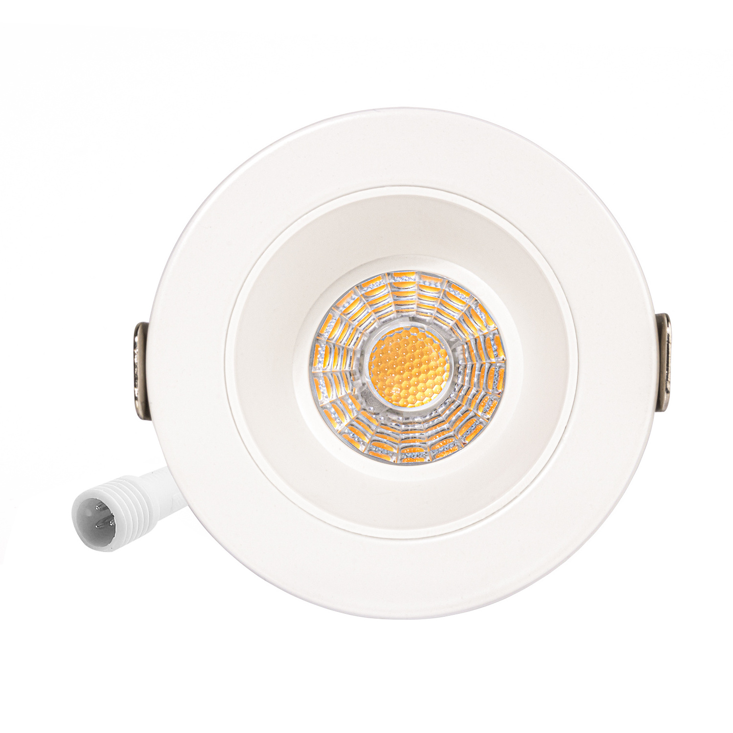 4 Inch 15W Round  White Cone  Ultra Thin Recessed Anti-Glare LED Downlight, Canless IC Rated 5CCT Selectable