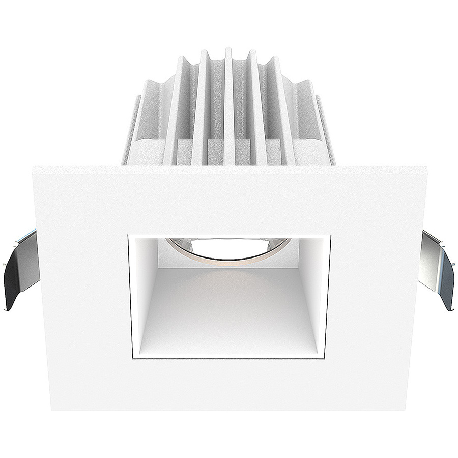 Modern Indoor 4 Inch Square Recessed LED Downlight 3CCT Selectable Anti Glare Square Downlight for Home