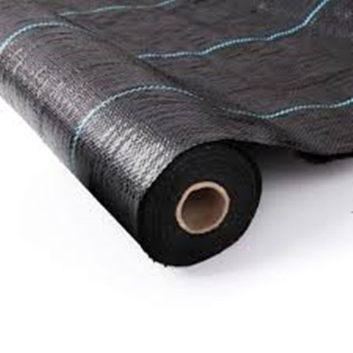 black colour  pp material woven fabric in tubular roll with for agricultural mulch film