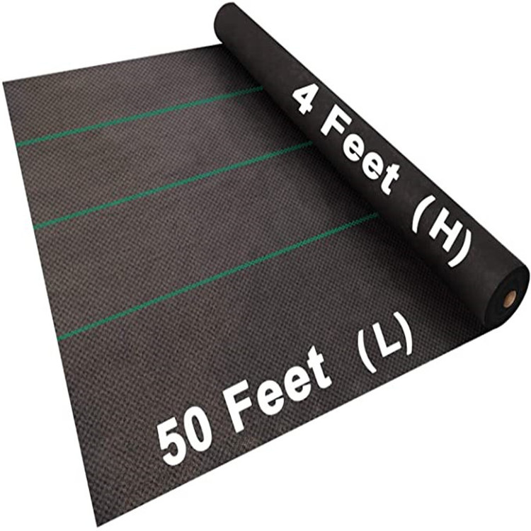 Top Sale 100gsm Weed Mat Raw Material Flexible Weet Mat Roll Waterproof Landscape Fabric For Road Repair