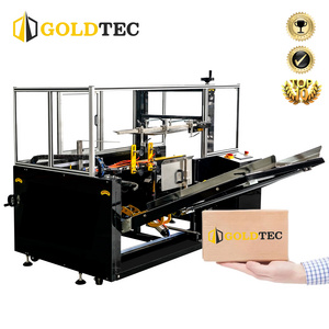 Fully Automatic Tape Box Case Carton Erector Machine with Hot Melt Glue