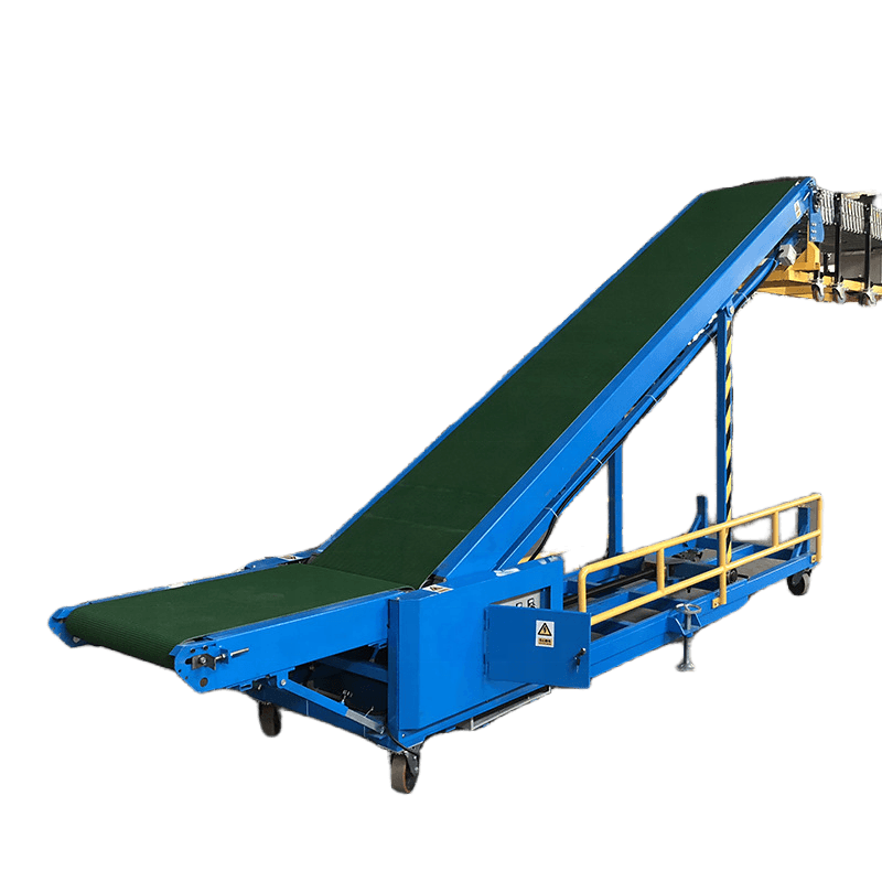 Automatic Conveyor System Retractable Load And Unload Belt Conveyor For Warehouse Use