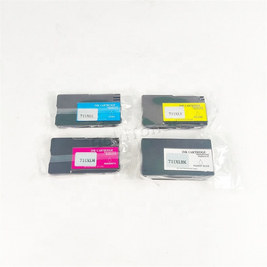 Hot Selling CZ130A CZ131A CZ132A CZ133A Color InkJet Ink Cartridge 711 711XL For HP DesignJet T120 T520 Printer