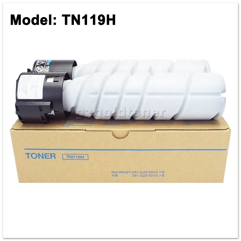 Compatible High Quality Tn116 Tn117 Tn118 Tn119 Refill Toner for Minolta Bizhub 164 184 195 215 235 7718 7719 Toner Cartridge