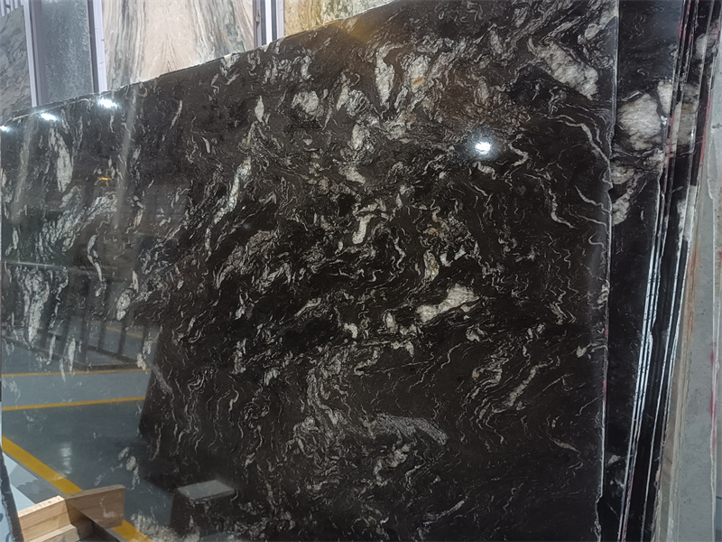 GOLDTOP OEM/ODM Granito High Quality Wholesale Price Flooring Wall Clading Durabal Titanuum Satin Black Granite Tiles and Slabs