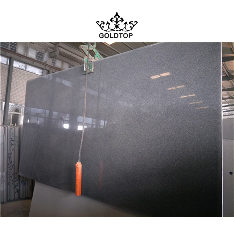 GOLDTOP OEM/ODM granito natural China New Shandong Impala Sesame Black Grey Granite Price G654 Natural Split Granite Tile