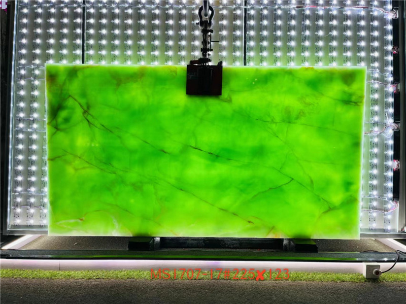 GOLDTOP OEM/ODM Onice losa Luxury Pakistan Natural Slabs Transparent Light Green Onyx Marble