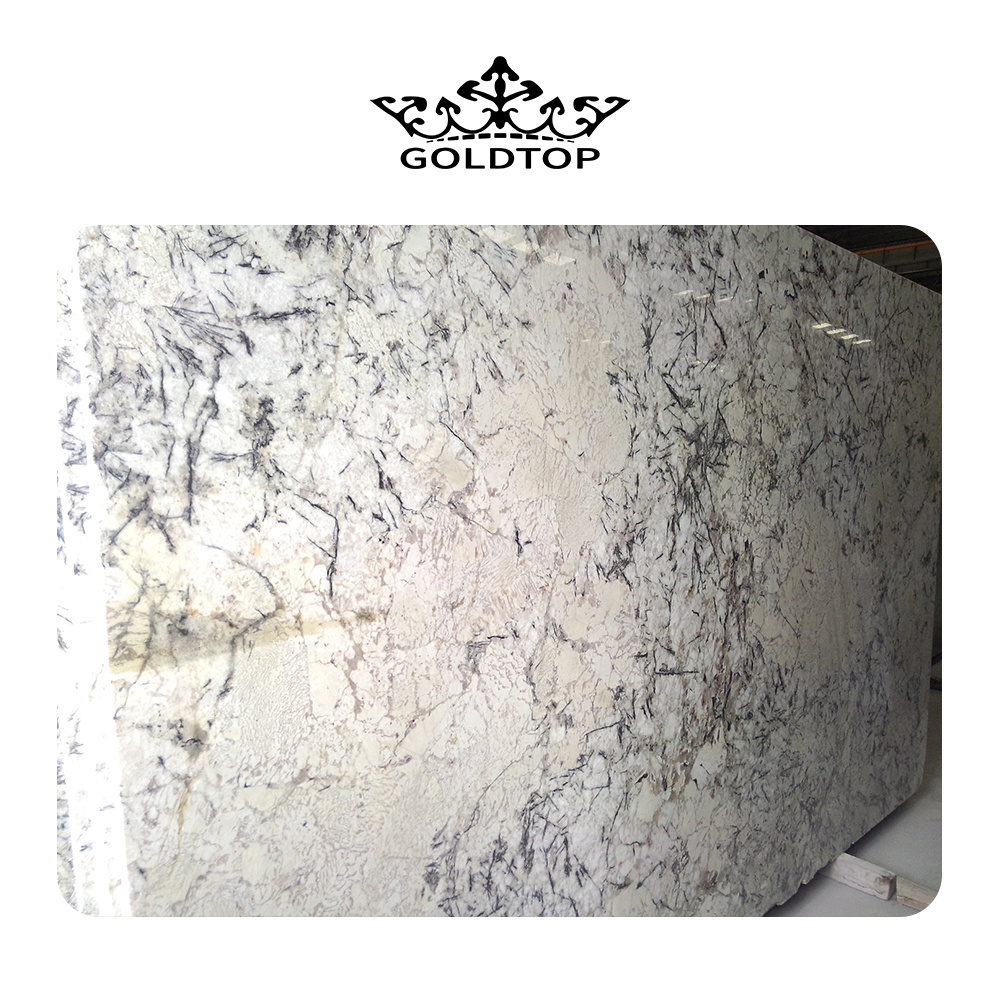 GOLDTOP OEM/ODM granito azulejo hot sell blue ice granite floor white granite slab natural granite kitchen countertop