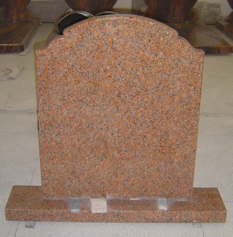 GOLDTOP OEM/ODM China cheap granite headstone hot sell Cheap black granite tombstone imperial red granite gravestone