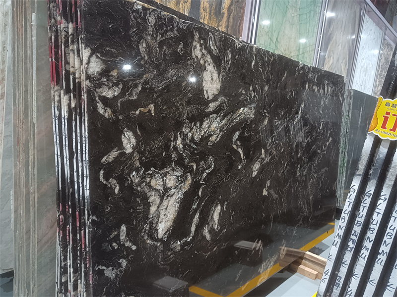 GOLDTOP OEM/ODM Granito High Quality Wholesale Price Flooring Wall Clading Durabal Titanuum Satin Black Granite Tiles and Slabs