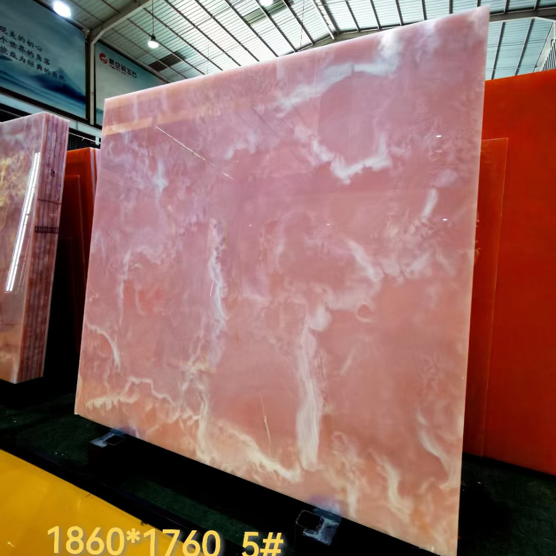 GOLDTOP OEM/ODM onix stone Onice losas High Quality Beautiful Pink Onyx Marble Prices for  Countertops kitchen