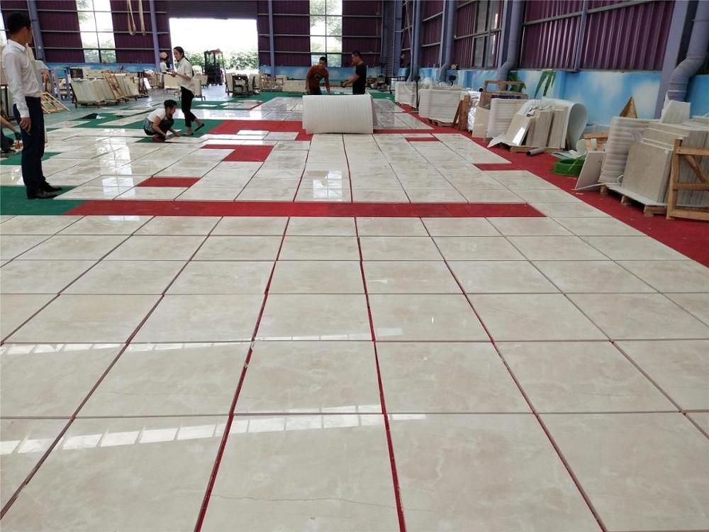 OEM/ODM marmol Factory price top grade spain Cream Beige floor Tiles Slabs 24 x 24 wall tiles Crema Marfil marble