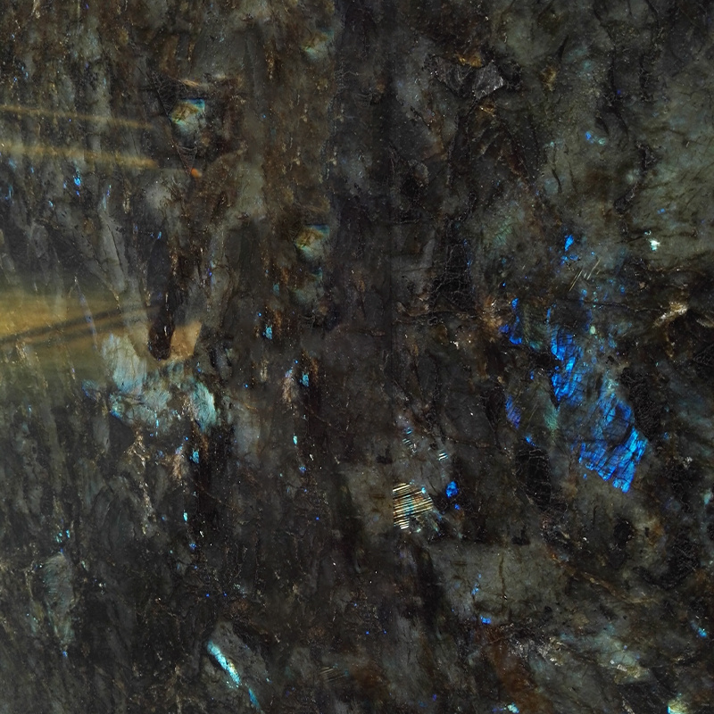 GOLDTOP OEM/ODM granito natural Lemurian High quality Natural Stone Labradorite Madagascar Blue Granite for luxury decoration