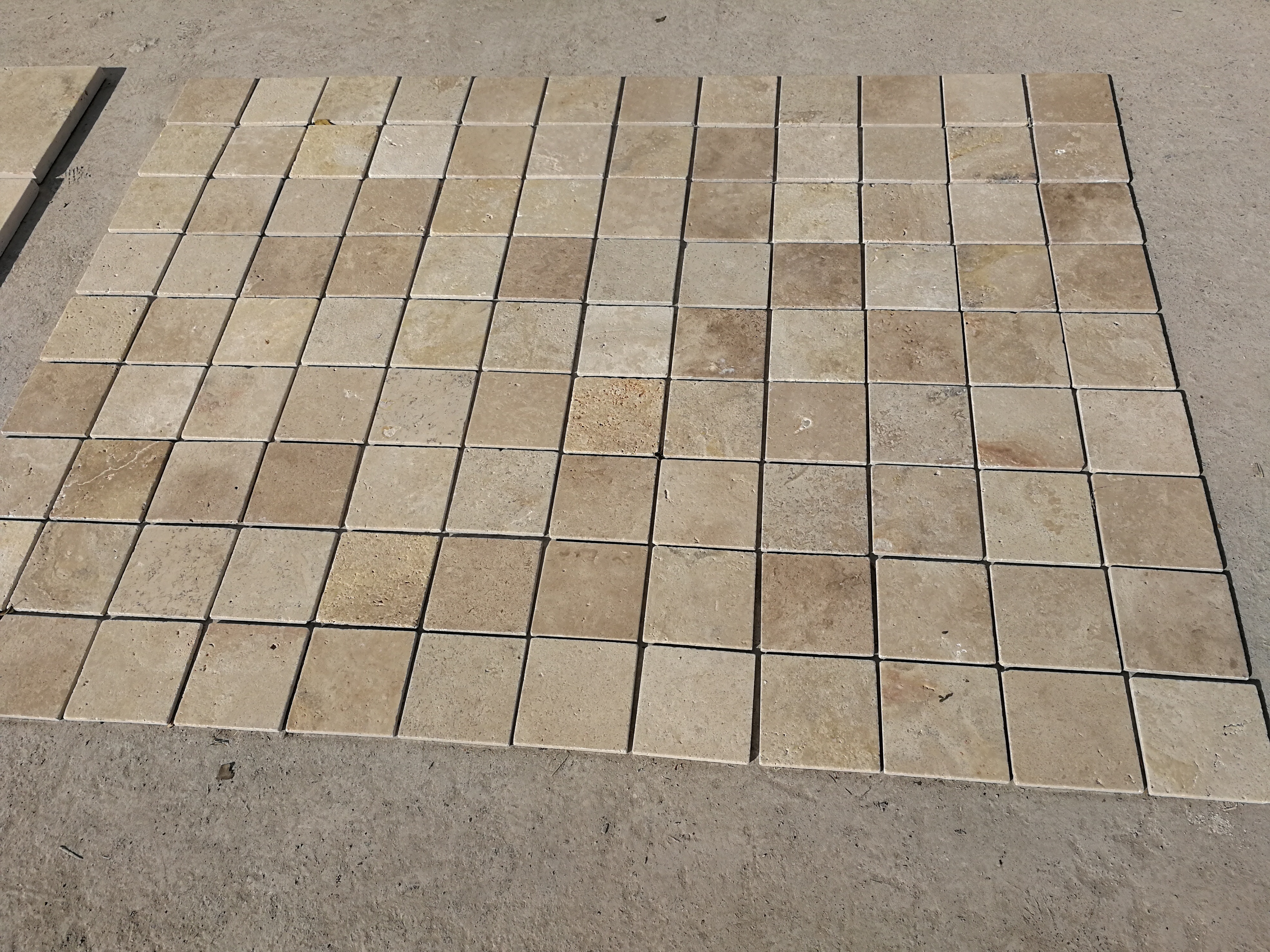 GOLDTOP OEM/ODM Travertin travertino traverten floor tile flooring China Beige Travertine Marble Stone for flooring