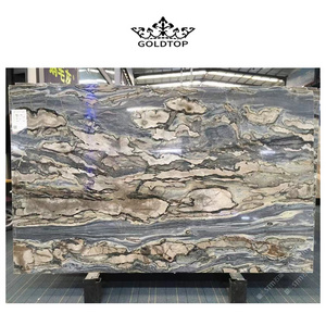 China Quarry Polished Book Match Silver Blue Marble Bluestone Greece Verde Cipollino Greco Marble Twilight Marble Slabs Price