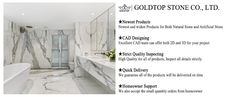 Goldtop OEM/ODM italy calacatta modern design Pretty luxury good pattern nature interior stone pink marble bathroom sink