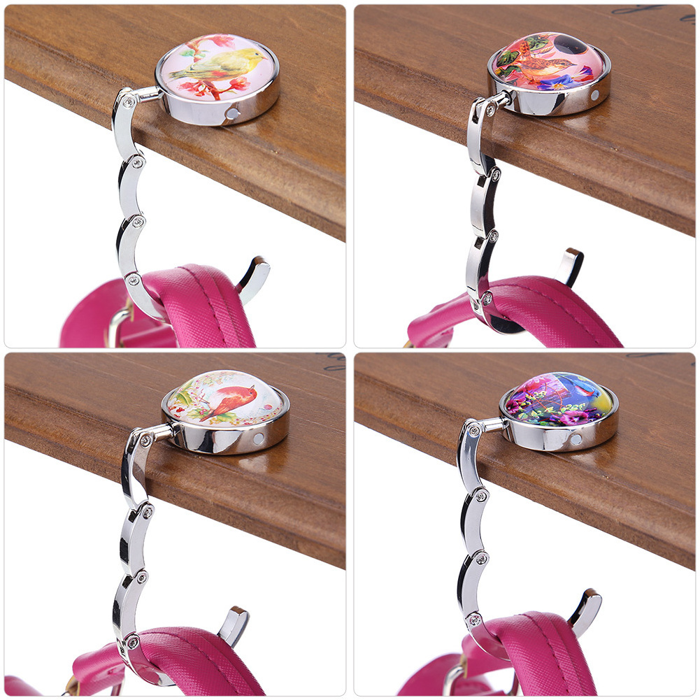 Decoration Parts Accessories holder for Table Unique Crystal RhinestoneTable Bag Hook Hand Bag Hanger Hook Table Bag Hook