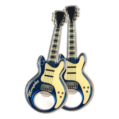 Kitchen Tools Guitar Beer Bottle Opener Custom Logo Metal Bottle Opener