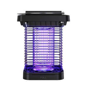 Outside Camping Electric Mosquito Fly Bug Zapper Insect Killer Fly Trap Solar Mosquito Repellent Lamp