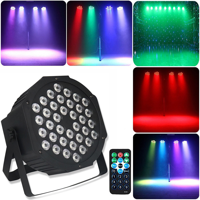 Par 64 Rgb Dmx Stage Lighting Moving Head Super Bright Led Stage Light For Party Wedding Disco Performance Bar Event