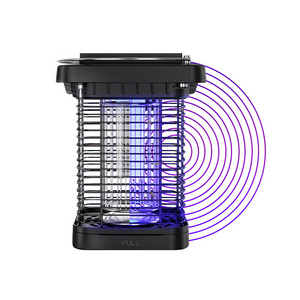 Waterproof LED Mosquito Repellent Lamp Bug Zapper Yard Garden Solar Electric Mosquito Killing Lamp For Outdoor