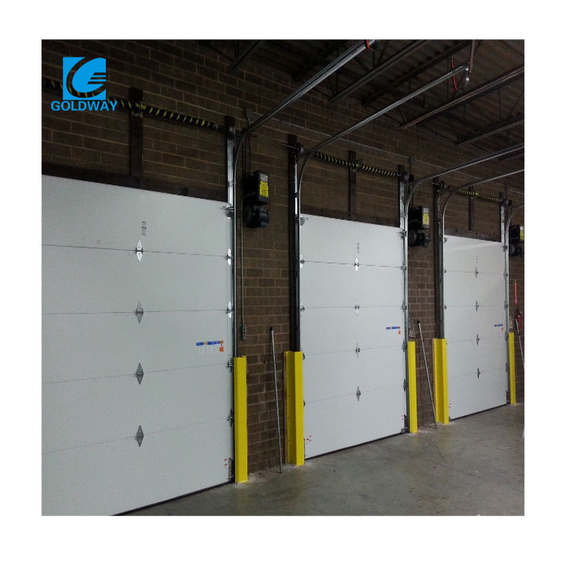 Commercial Automatic Lifting Up Thermal Insulated Cold Room Sectional Dock Door For Logistics And Warehouse