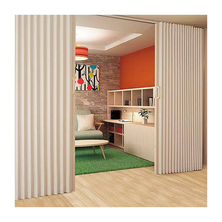 Wholesale Plastic PVC Accordion Folding Sliding Door for Shower