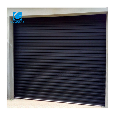 Industrial Folding Rolling Door Front Security Galvanized Steel Roller Shutter Doors