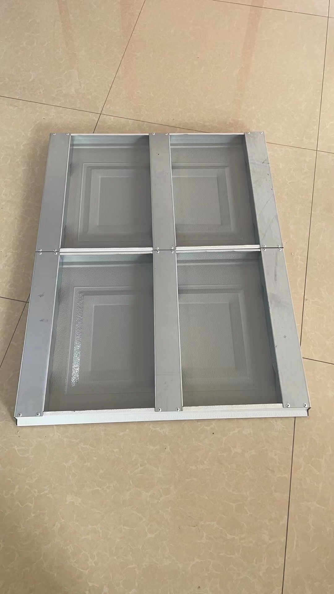 Factory Direct Sale Cheap Single Layer Skin Steel Garage Door Panel