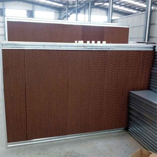 Poultry Breeding Greenhouse Cooling Evaporative Cooling Pad/ Wet Curtain With Aluminum Or Stainless Steel Frame