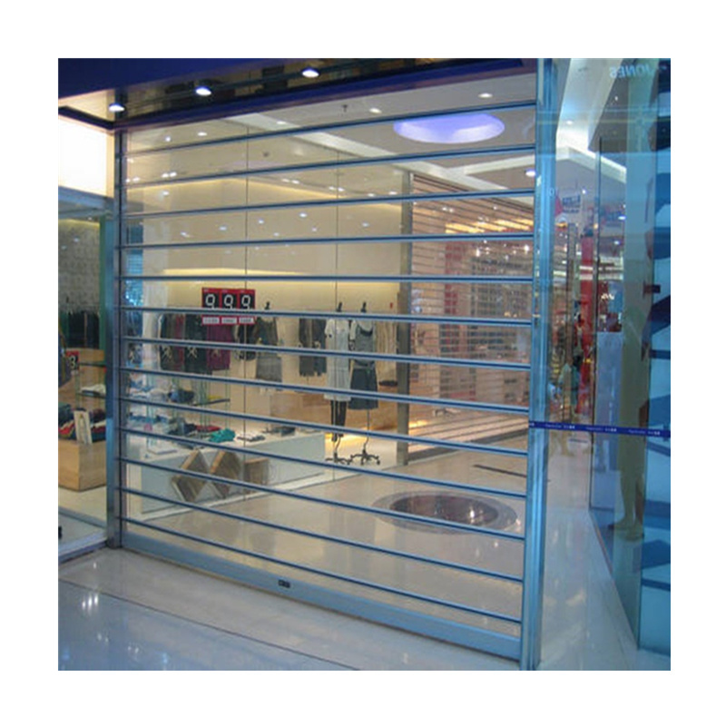 China Cheap Polycarbonate Transparent Acrylic Roller Shutter Sliding Door