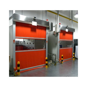 Flexible Stable High Speed Door Refrigeration Logistics PVC Door