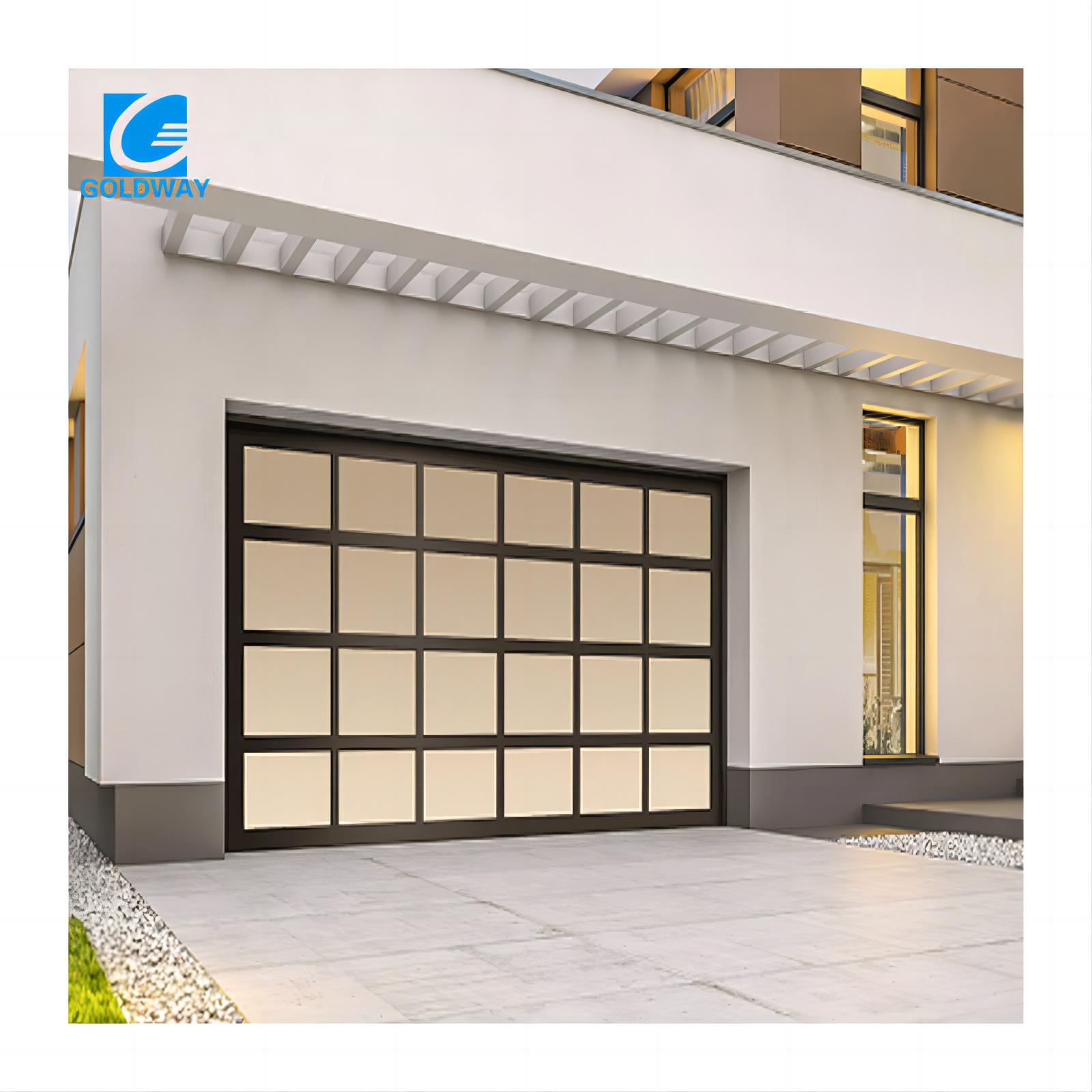 18X8 Clear Roll Up Used Commercial Plexiglass Fiberglass Side Sliding Garage Doors