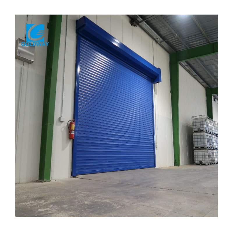 Industrial Automatic Steel Windproof Roll Up Door Metal Roller Shutter Door Security Metal Gates For Factory