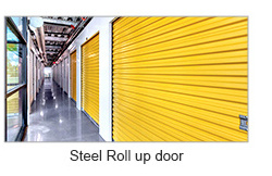 Industrial Folding Rolling Door Front Security Galvanized Steel Roller Shutter Doors