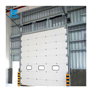 Automatic Vertical lifting Sliding Overhead Sectional Industrial Garage Warehouse Gate Door with Insulated Panel