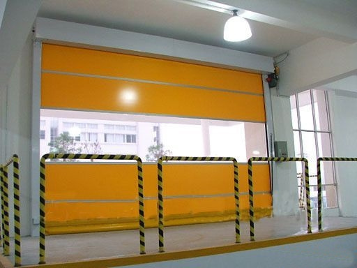 Flexible Stable High Speed Door Refrigeration Logistics PVC Door