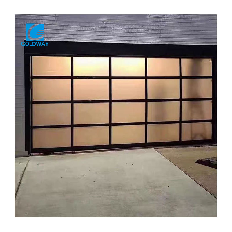 18X8 Clear Roll Up Used Commercial Plexiglass Fiberglass Side Sliding Garage Doors