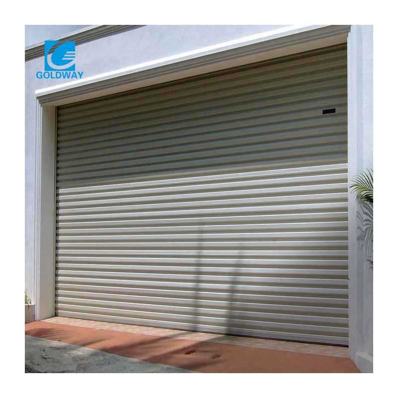 Industrial Folding Rolling Door Front Security Galvanized Steel Roller Shutter Doors