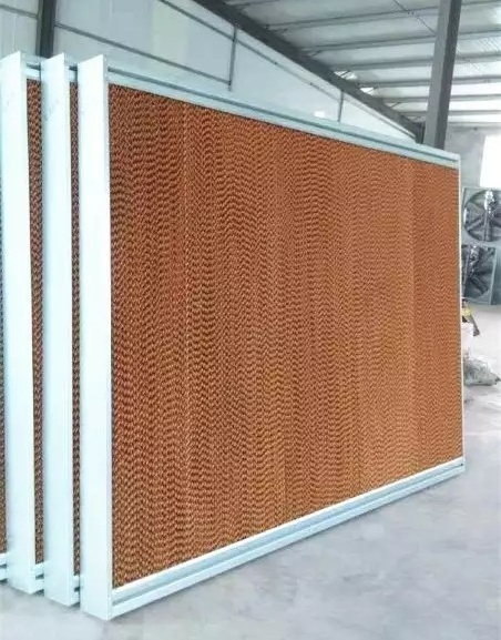 Poultry Breeding Greenhouse Cooling Evaporative Cooling Pad/ Wet Curtain With Aluminum Or Stainless Steel Frame