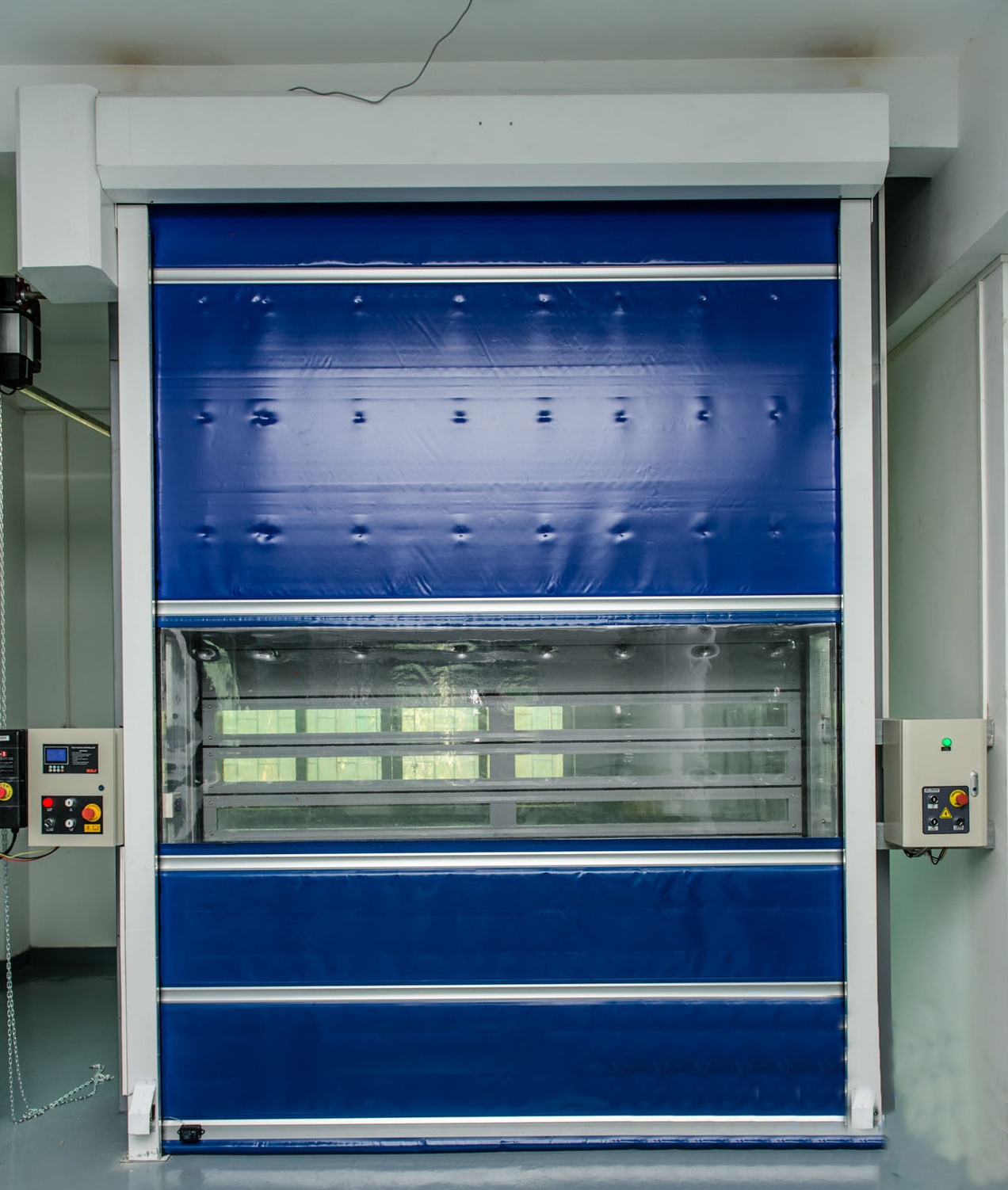 Flexible Stable High Speed Door Refrigeration Logistics PVC Door