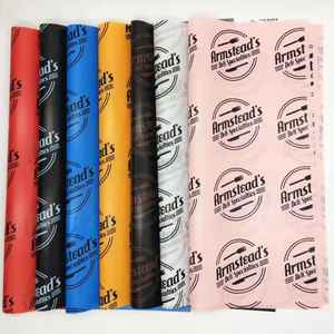 Brand Logo Parchment Baking Grease proof Paper Custom Printed Greaseproof Food Wrapping Paper For Deli Food Bread Packaging