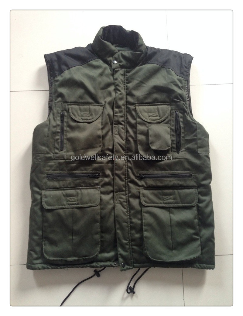 Outwear Winter Quilted Man Tool Vest