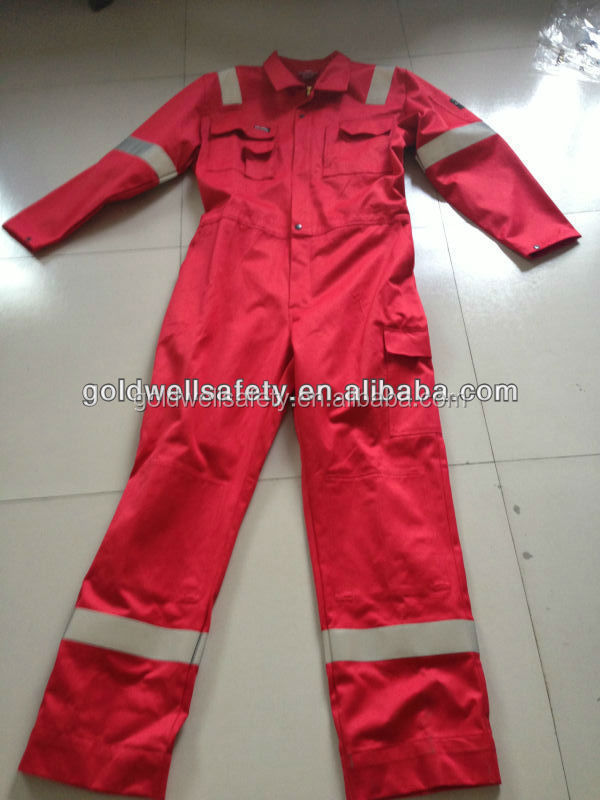 Cotton Safety Flame Fire Retardant Workwear coverall Suit,Winter Offshore Fireproof Fr Working coverall