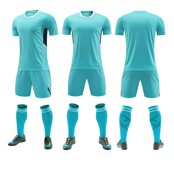 Summer Football Training Suits For Kids and Men Custom Football Jersey Set Team Soccer Wear Training Suit